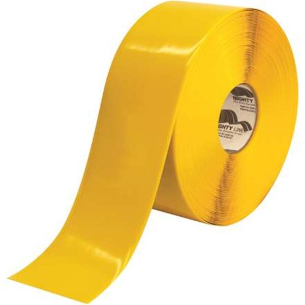 Mighty Line 4 in. x 100 ft. Yellow Deluxe Safety Tape MI50117 - main